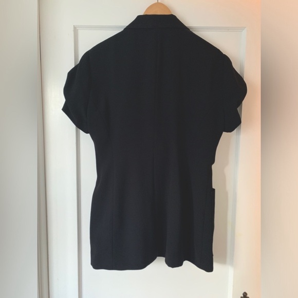 Gorgeous Zara NWT gathered short sleeve double-breast jacket - Picture 3 of 7